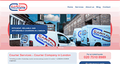 Desktop Screenshot of capitalcouriersltd.co.uk